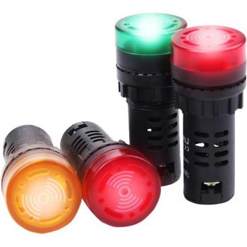 Indicador de luz intermitente LED pequeña 12V