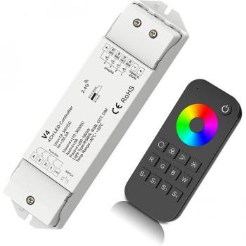 4-Channel 2.4G Wireless RGB/RGBW LED Strip Controller