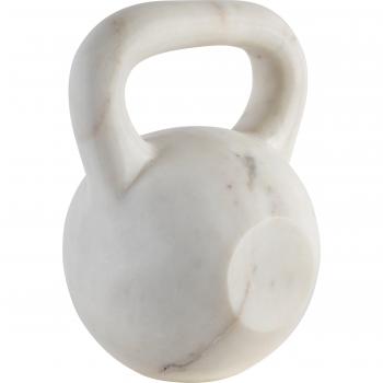 Taza de Kettlebell en Mármol Blanco – Diseño Ginger