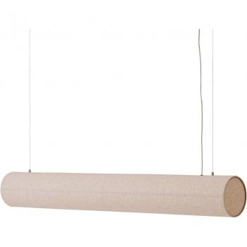 Audo Hängeleuchte Hashira Linear, naturfarben, Länge 140 cm