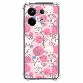 Funda Silicona Antigolpes Xiaomi Redmi Note 13 Pro 5G Diseño Flores 07