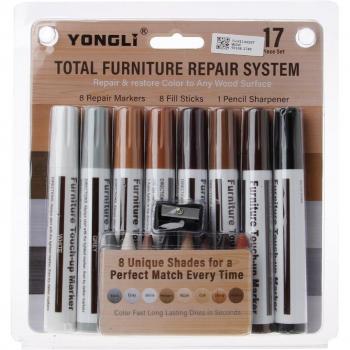 Wood Scratch Repair Kit with Markers and Filler