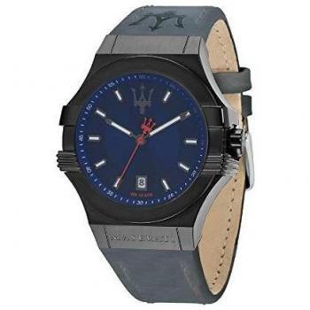 Edelstahl Herrenuhr mit Grau PVD