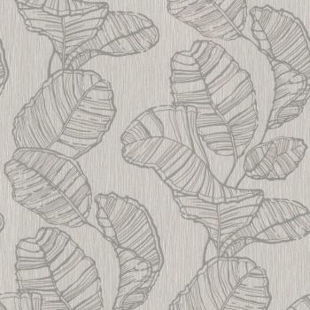 Papier peint intissé Rasch 822625 – Couleur Nature, Gris, 0,53 × 10,05 m