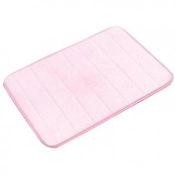 Portable Absorbent Lightweight Coral Fleece Bath Mat for Daily Use