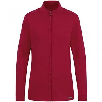 JAKO Pro Casual Jacke für Frauen – Rot, Modell F141, Größe 42