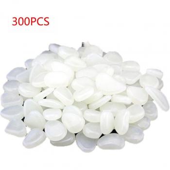 Guijarros luminosos para decoración de patio 300 Uds