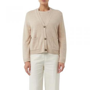 Comma Cardigan Beige Größe 46