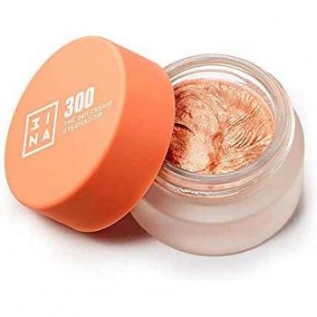 3INA The 24H Cream Eyeshadow, Creamy Texture, Highly Pigmented, Matte and Shimmer Finish, Shade 300 (Pink Nude)