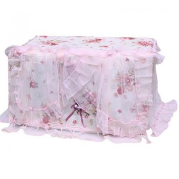 Pink Country Style Microwave Oven Dust Cover