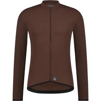 Maglia Shimano Vertex manica lunga marrone scuro nero - XL