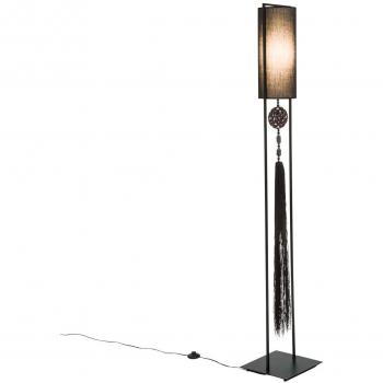 MiaVILLA Theodoro Stehlampe – Tiefschwarz für moderne Räume
