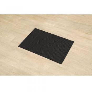 Tapis de salle de bain antidérapant 50 x 70 cm - Noir TENDANCE