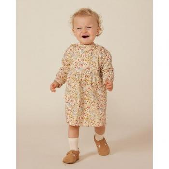 Soft Milky Quilted Long‑Sleeve Infant Gown – 36 Months, 95cm (A0BKK)
