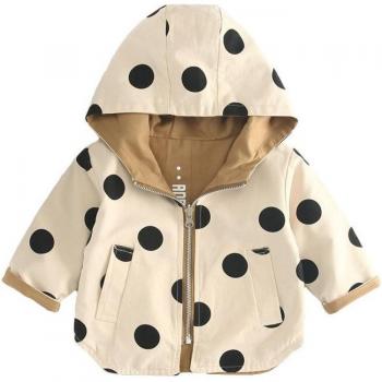 Chaqueta de Viento para Bebés Polka Dot