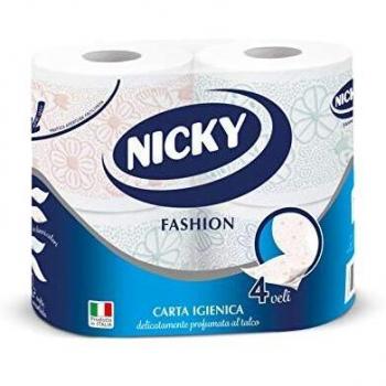 NICKY CARTA IGIENICA FASHION 4 ROTOLI
