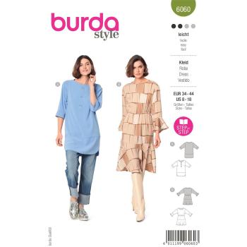 Burda 6060 Mia Dress Sewing Pattern