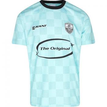 Maglietta Karl Kani A Maniche Corte Sport Star Check Blu Chiaro / Nero S