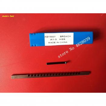 Brocha HSS Keyway Cuña Acero Alta Velocidad 3mm Tipo Push-Way