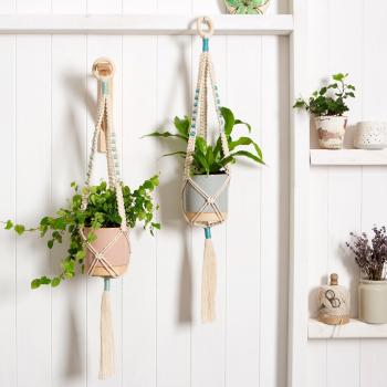 Two Sisters Macrame Plant Hanger Kit by Wool Couture