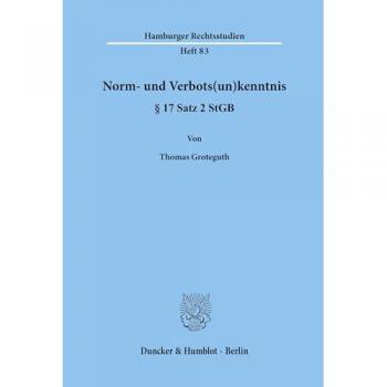 Norm- und Verbots(un)kenntnis § 17 Satz 2 StGB.