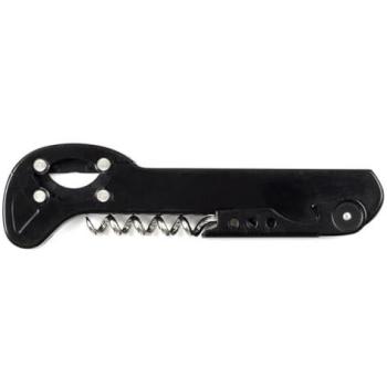 Ouvre-bouteille multifonction 3 en 1 en inox noir