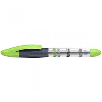 Schneider 188321 Base Ball – Penna a Sfera Cartuccia Verde e Grigio