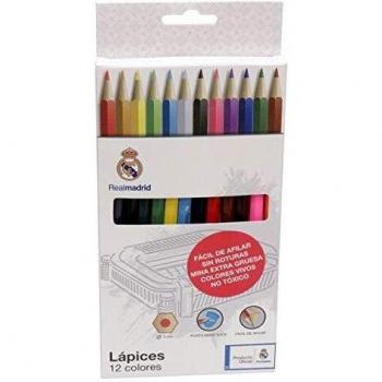 Lápices de madera Real Madrid 60187 blanco Junior