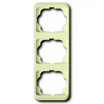 3-Gang Cream White Frame 1733-22G