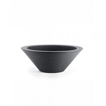 Ciotola Schio Vaso di Giardino 100 cm Antracite