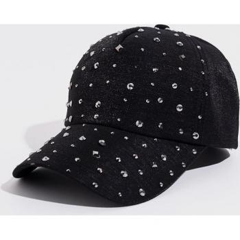 Rhinestone Pearl Baseball Hat for Women