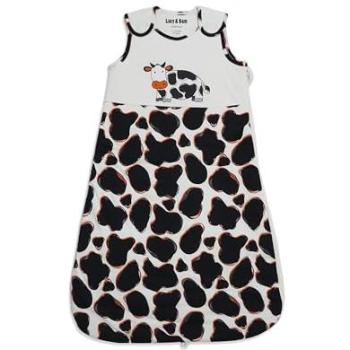 Lucy & Sam White 6‑12 m Black Cow Sleep Sack
