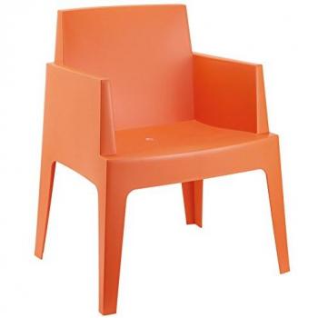Chaise design 'PLEMO' orange - ALTER EGO