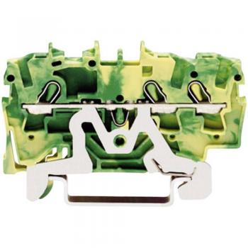 WAGO 5.20 mm Terre Green Yellow Pull Spring Terminal