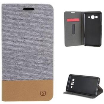 TUTUWEN Con estilo Textura Simple PU Cuero Billetera Card Slot Stand Flip Protector Piel Slim Carcasa Tapa Cover Case