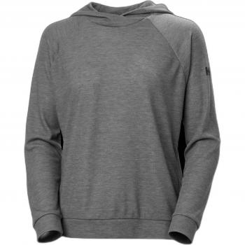 Felpa Helly Hansen Inshore con Cappuccio Grigio Melange XS