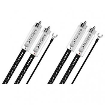 Câble RCA double M/M + masse, 1 m – Jura