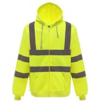 Yoko Sichtbarer Arbeits-Hoodie mit Reißverschluss 3XL