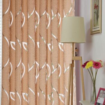 Sheer Tulle Vine Leaves Curtain Panel for Living Room Window Decoration