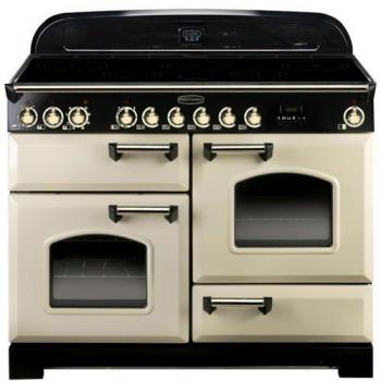 Rangemaster CDL110EICR/B Classic Deluxe Electric Induction 110cm Range Cooker