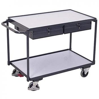 Chariot ESD 2 Plateaux 2 Tiroirs Variofit
