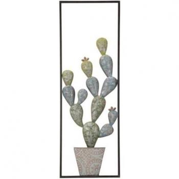 Quadro cactus in metallo A