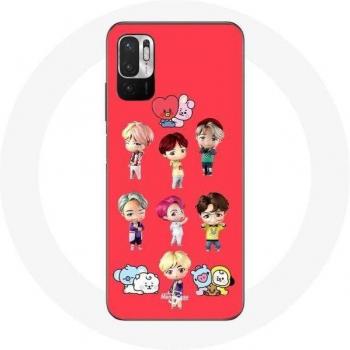 BTS TinyTAN Animation Case for Xiaomi Redmi Note 10T 5G