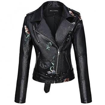 Bellivera Moto Jacket Donna Nero