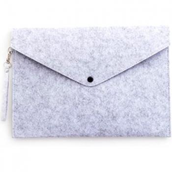 A4 Document Organizer with Button Closure