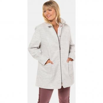 Cappotto casual melange grigio donna 64/66