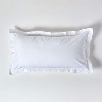 White Egyptian Cotton Oxford Pillowcase 200 Thread Count, King Size