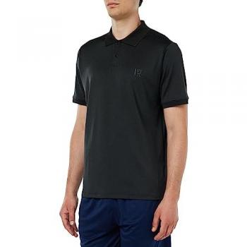 JAY-PI XXL Golf Poloshirt Herren Schwarz aus Polyester