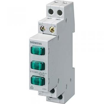 Detector de fase Siemens 5TE5802, 3 LED verdes, 230V