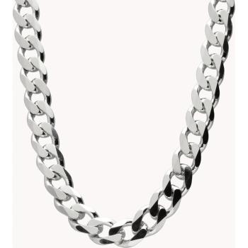 Cadena de plata bañada en rodio para hombre OKsilver